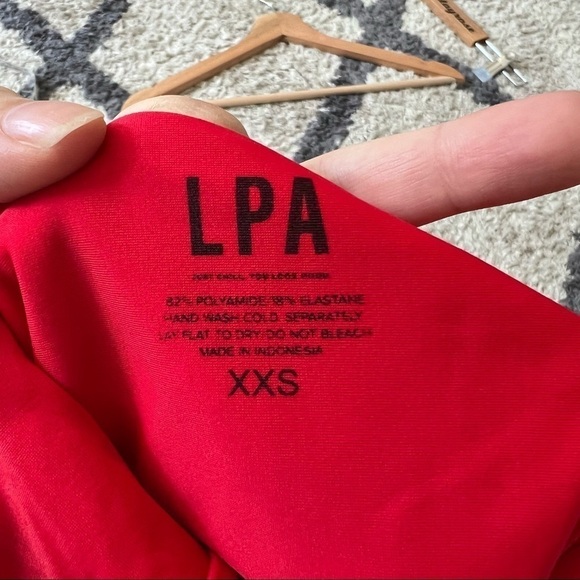 Revolve LPA Amelie Red Polka Dot Swimsuit One Piece - Picture 9 of 11